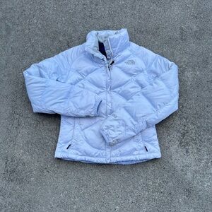 The North Face White Quilted Puffer Jacket